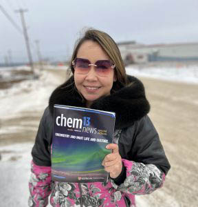 Rosalina Naqitarvik with Chem13 News